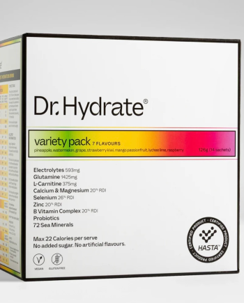 Dr Hydrate Electrolytes Powder | Electrolytes - Variety Pack [15 Serves]
