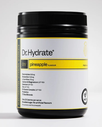 Dr Hydrate Electrolytes Powder | Electrolytes - Pineapple [30 Serves]