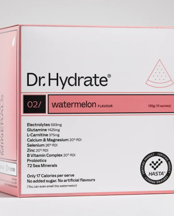 Dr Hydrate Electrolytes Powder | Electrolytes - Watermelon [15 Serves]