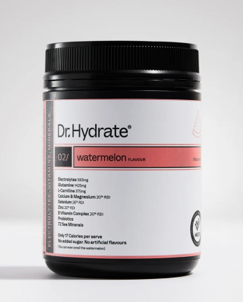 Dr Hydrate Electrolytes Powder | Electrolytes - Watermelon [30 Serves]
