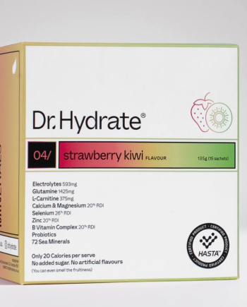 Dr Hydrate Electrolytes Powder | Electrolytes - Strawberry Kiwi [15 Serves]