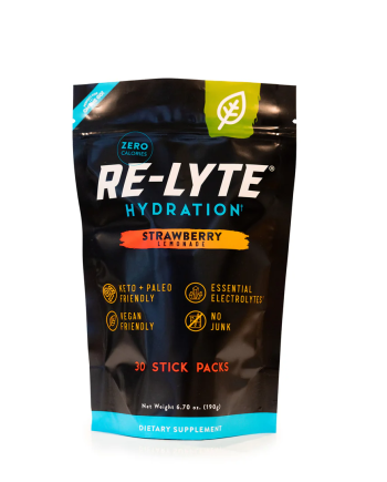 Relyte Electrolytes Powder | Electrolytes - Strawberry Lemonade [30 Single Serves]