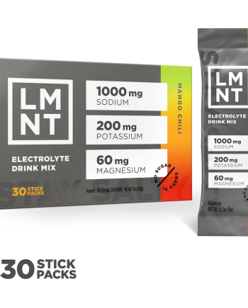 LMNT Electrolytes Powder | Electrolytes - Mango Chilli [30 Single Serves]