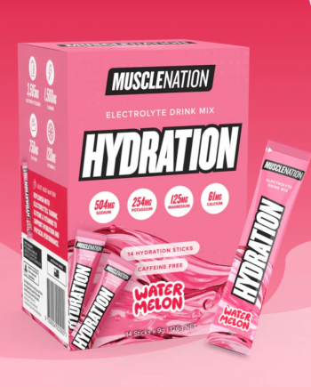 Muscle Nation Electrolytes Powder - Watermelon [14 Single Serves]