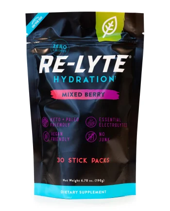 Relyte Electrolytes Powder | Electrolytes - Mixed Berry [30 Single Serves]