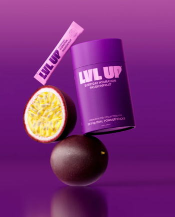Level Up Electrolytes Powder - Passsionfruit [10 Single Sachets]