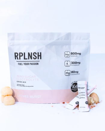 Replenish Electrolytes Powder | RPLNSH - Lychee [12 Single Sachets]