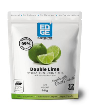 Edge Electrolytes Powder - Double Lime [12 Single Serve Sachets]