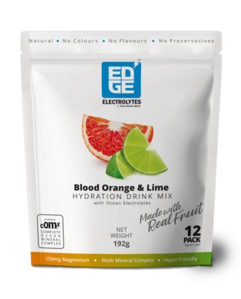 Edge Electrolytes Powder - Blood Orange & Lime [12 Single Serve Sachets]